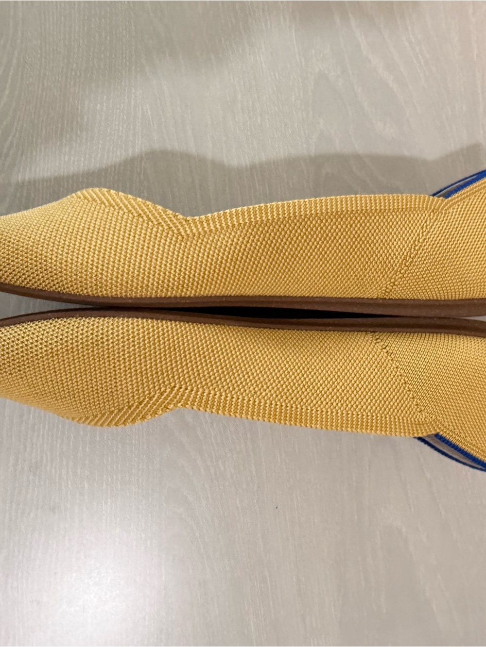 Rothy's Mustard Mustard Yellow Pointed Knit Flats - Picture 4 of 10